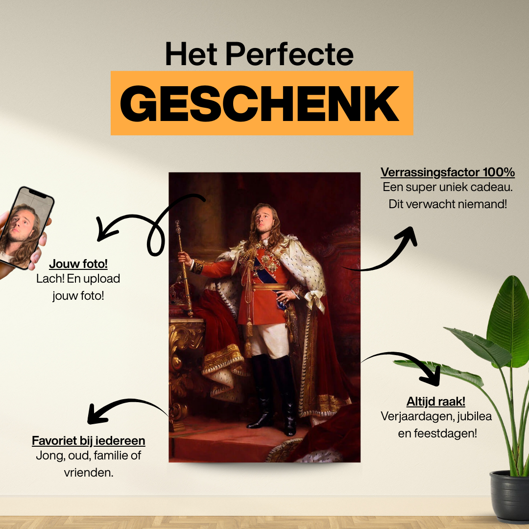 König Edward VII - Custom Canvas