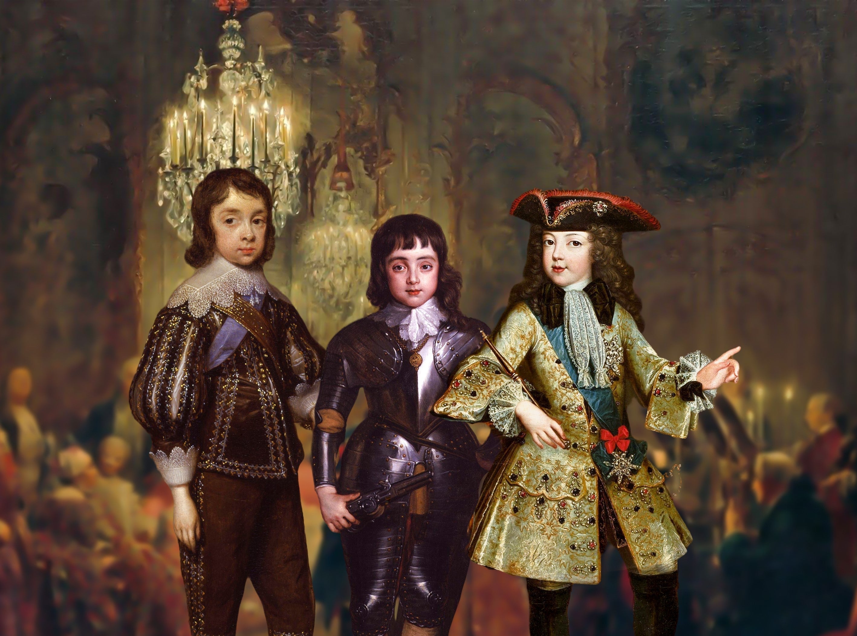 Drei Kinder - Brauchplakat