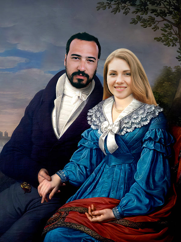 Königliches Paar 2 - Brauchplakat