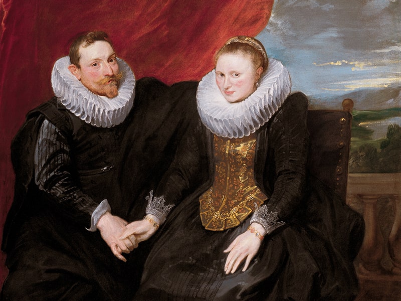 Porträt von Anthony van dyck - benutzerdefinierte leinwand