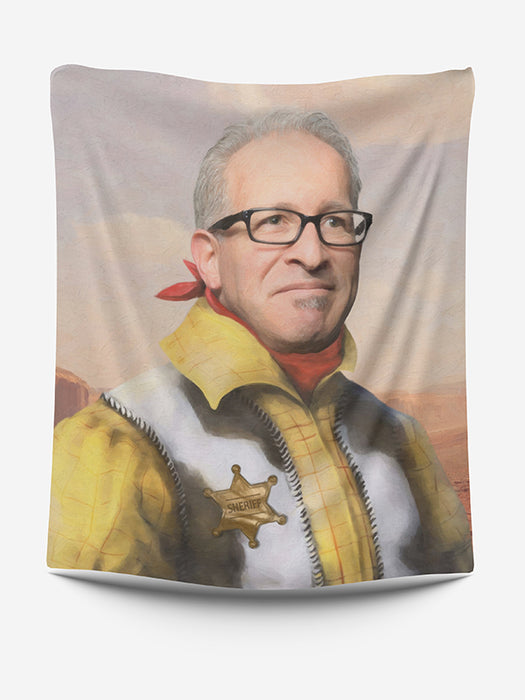 Der Cowboy - benutzerdefinierte Decke
