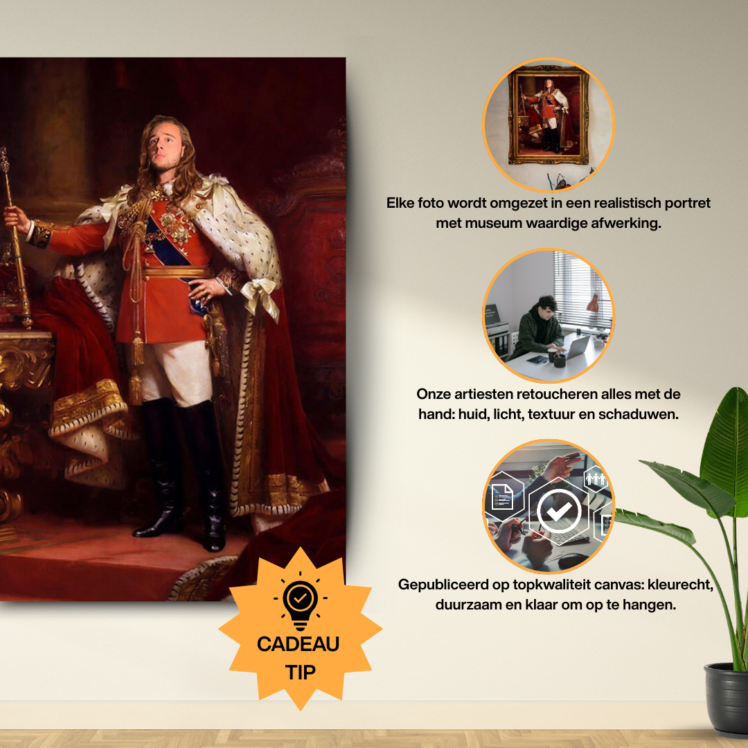 König Edward VII - Custom Canvas