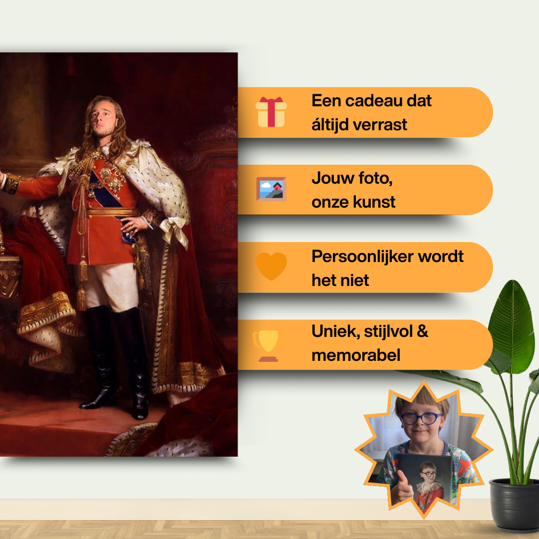 König Edward VII - Custom Canvas