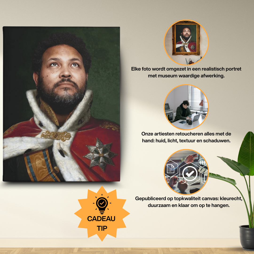 King Willem I - Custom Canvas