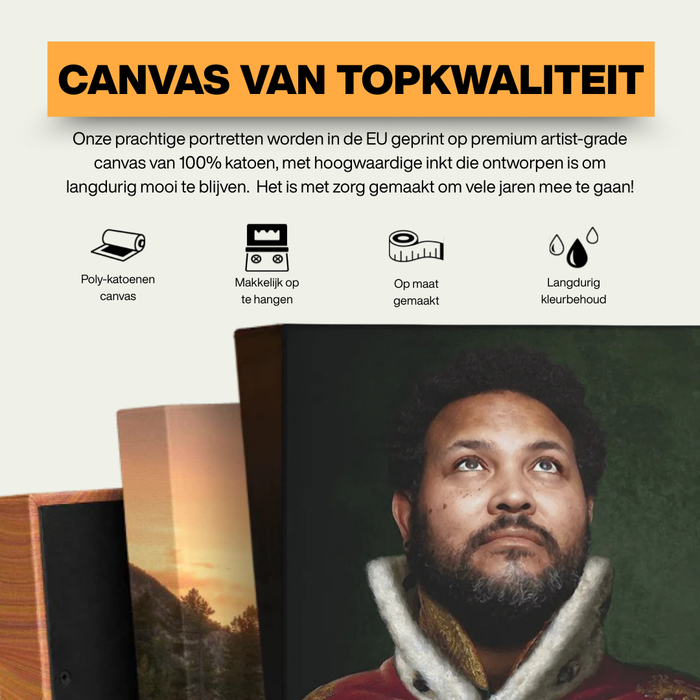 Christian VIII und Caroline Amalie - Custom Canvas