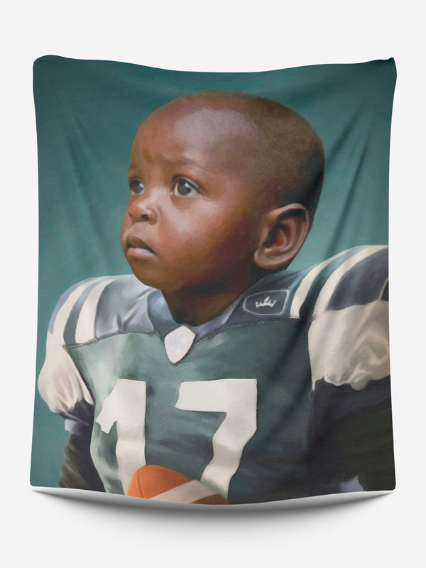 Der amerikanische Fußball benutzerdefinierte Decke — Make Me Royal