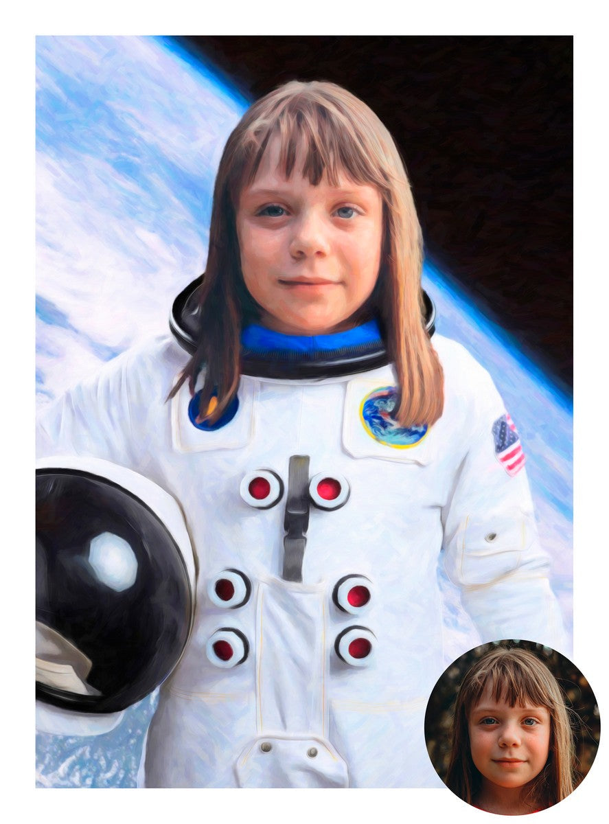 Der Astronaut - Kundenspezifisches Kissen