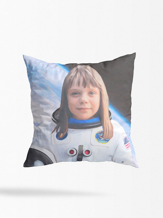 Der Astronaut - Kundenspezifisches Kissen