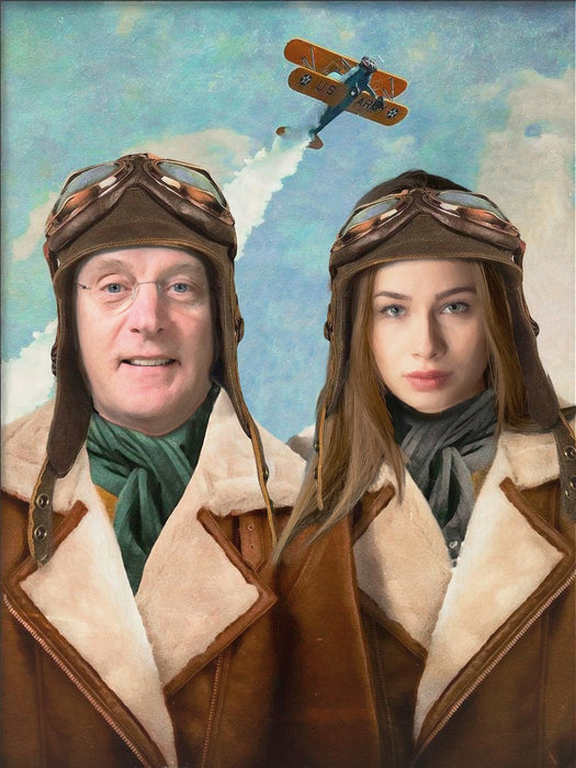 Das Aviator-Duo - benutzerdefinierte Decke