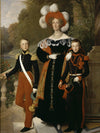 Königliche Familie von Neapel und Sizilien - benutzerdefinierte Leinwand