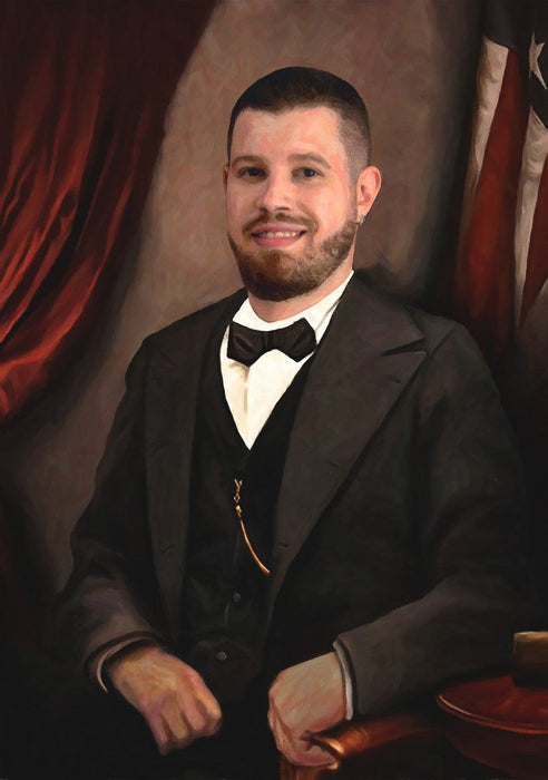 Der Gentleman - benutzerdefinierte Kissen