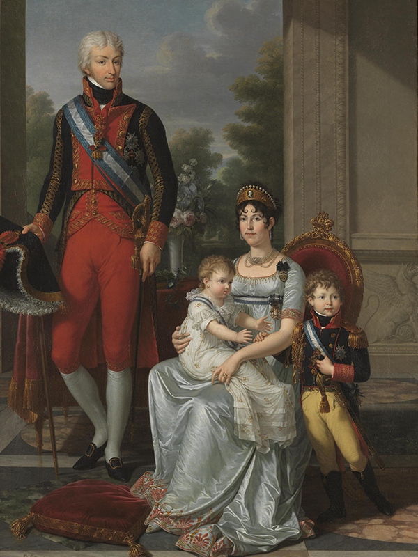 Königliche Familie von Etruria - benutzerdefinierte Leinwand