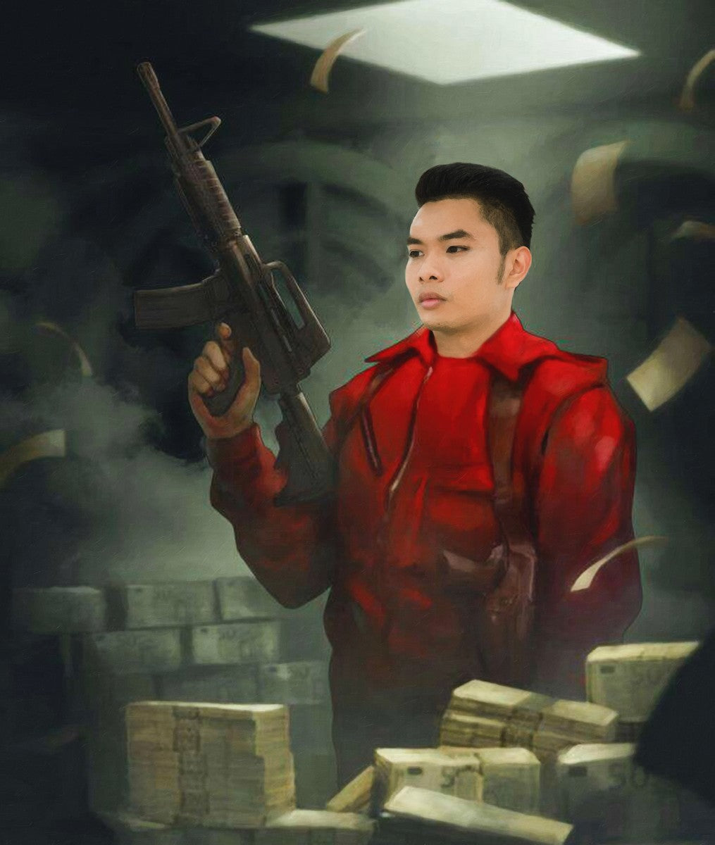 Geld Heist 2 - Custom Kissen