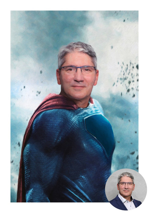 Superhuman - benutzerdefiniertes Kissen