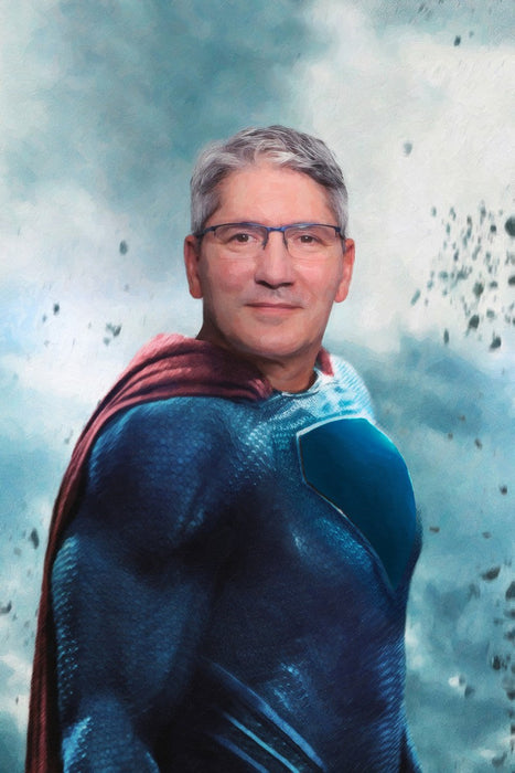 Superhuman - benutzerdefiniertes Kissen