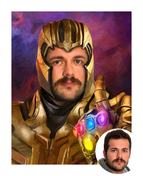 Thanos - benutzerdefiniertes Kissen