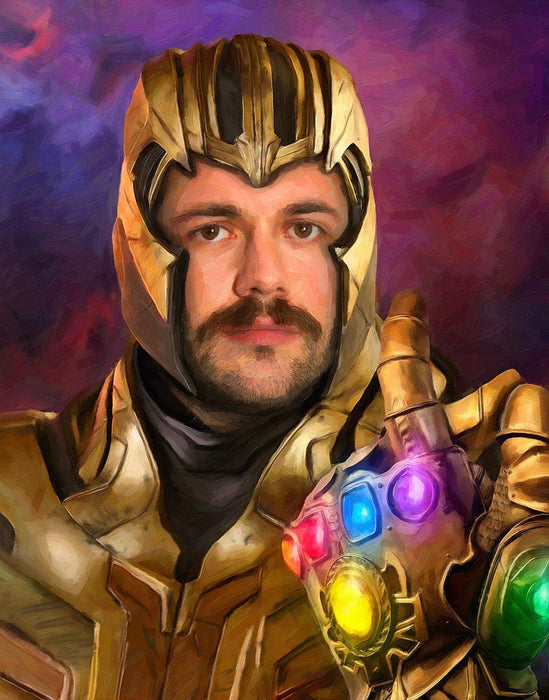 Thanos - benutzerdefiniertes Kissen