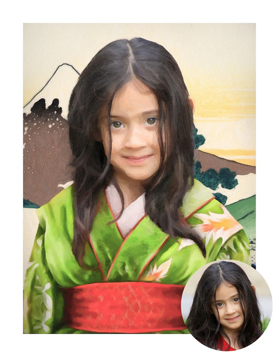 Die Geisha - Custom Canvas