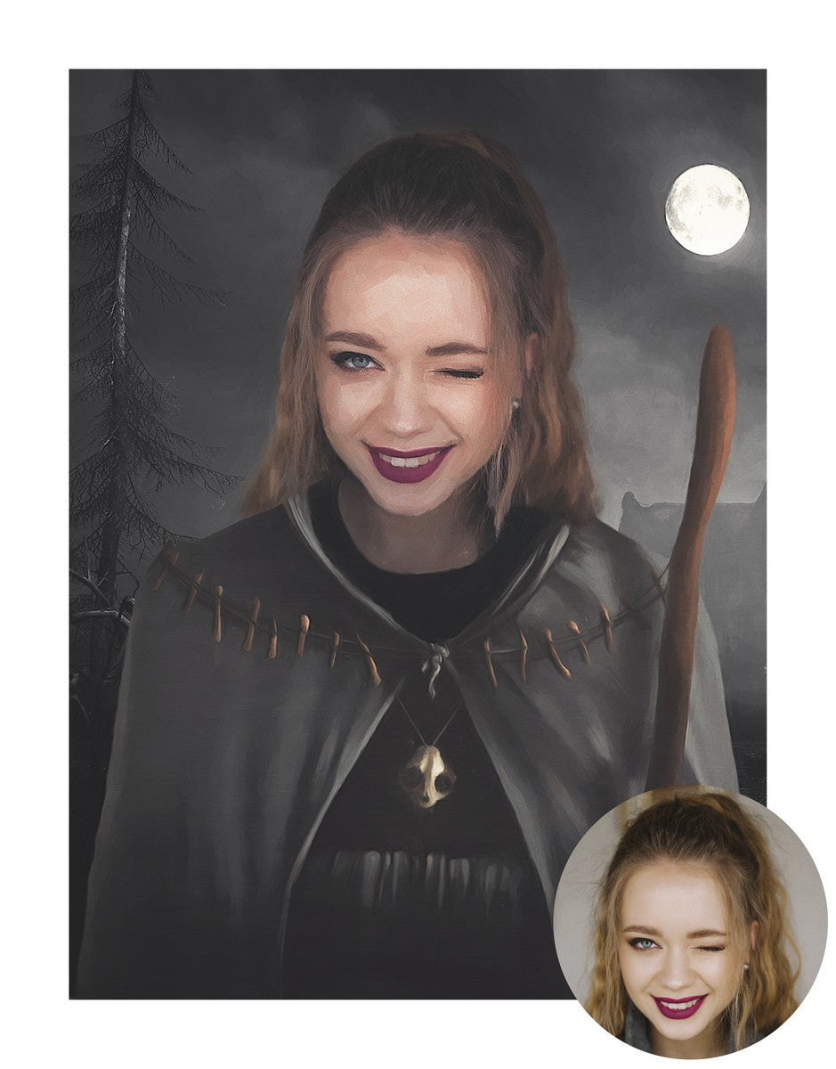 Hexe - Benutzerdefinierte Decke