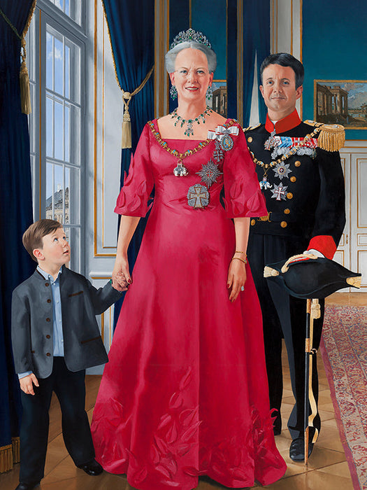 Familienporträt Louisa - benutzerdefinierte Küsse